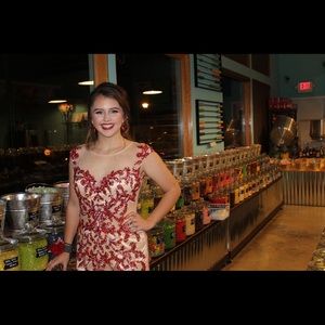 BEAUTIFUL!!! RED JOVANI DRESS ❤️